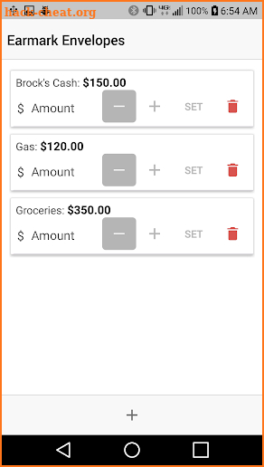 Earmark Envelopes - Budget Tracking, Saving, Money screenshot