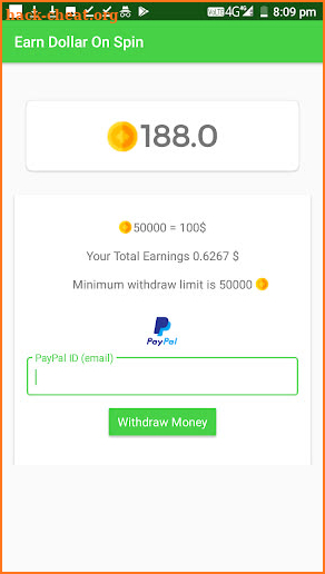 Earn Dollars On Spin screenshot