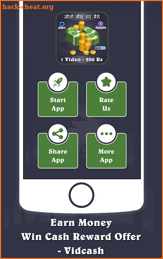 Earn Money Win Cash Reward Offer - Vidcash screenshot