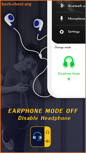 Earphone Mode Off : Disable Headphone screenshot