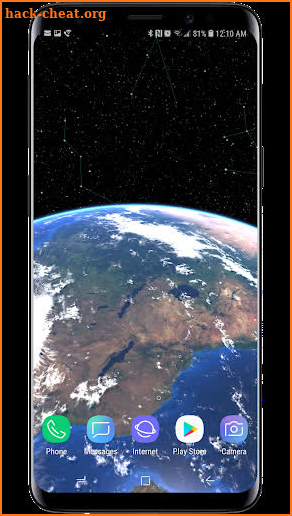 Earth & Moon  Parallax 3D Live Live Wallpaper screenshot