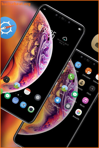 Earth Android Phone XS Theme HD launcher screenshot