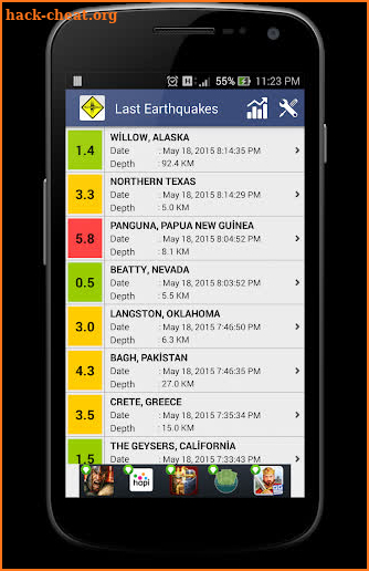 Earthquake Alert & News App - Tracker on Map Free screenshot