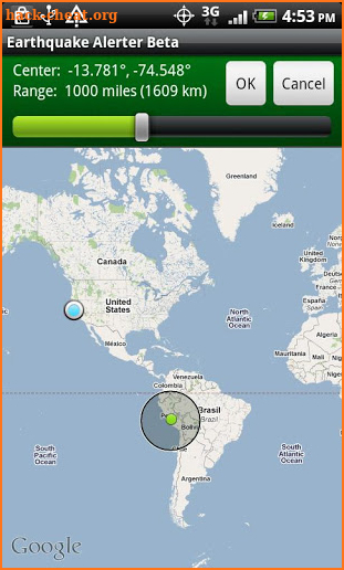 Earthquake Alerter Free screenshot