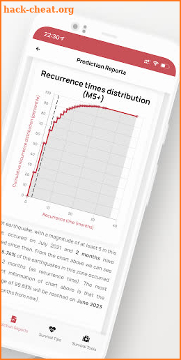 Earthquake Prediction App screenshot