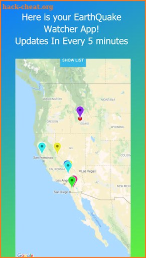 EarthQuake Watcher screenshot
