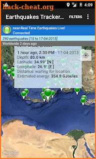 Earthquakes Tracker Pro screenshot