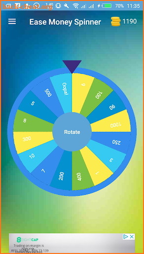 Ease Money Spinner screenshot