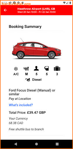 Easirent Car Rental screenshot