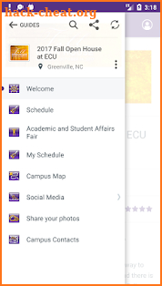 East Carolina University Guide screenshot