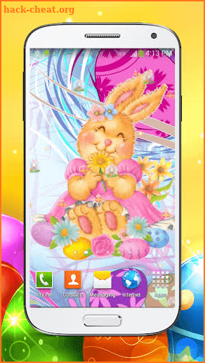 Easter Bunny Live Wallpaper HD screenshot