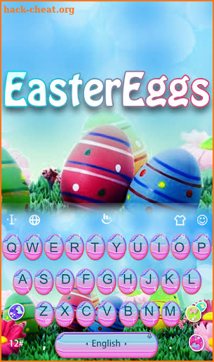 Easter Eggs Keyboard Theme screenshot