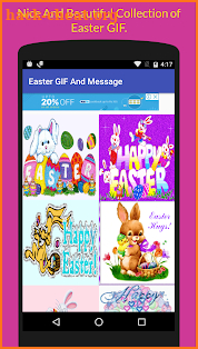 Easter GIF AND MESSAGE 🐇 screenshot