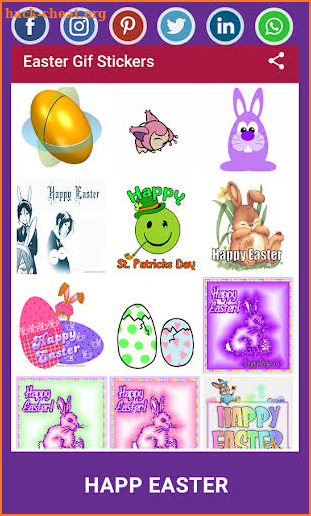 Easter Gif Stickers screenshot