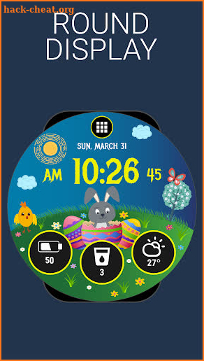 Easter Watch Face HuskyDEV screenshot