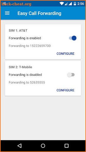 Easy Call Forwarding screenshot