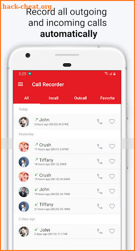 Easy Call Recorder - Automatic call recorder screenshot