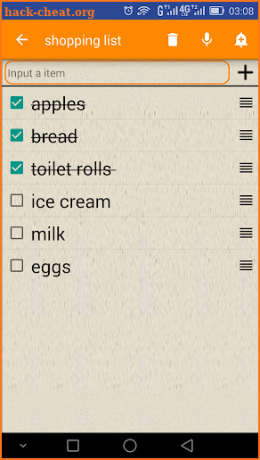 Easy Check list screenshot