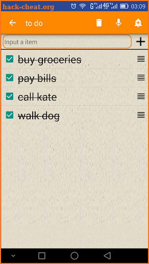 Easy Check list screenshot