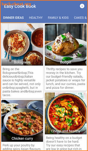 Easy CookBook - food recipes screenshot