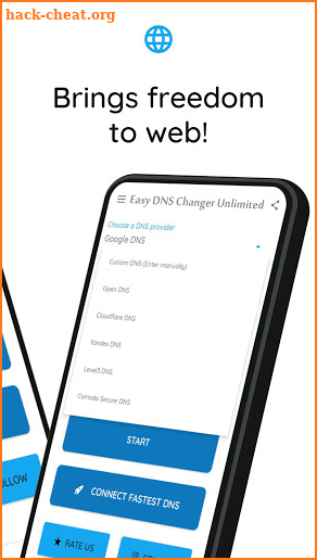 Easy DNS Changer Unlimited VPN Pro+ screenshot