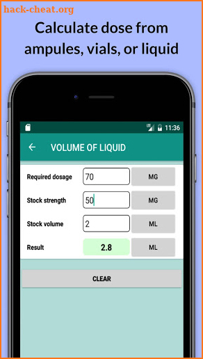 Easy Drug Dose Calculator screenshot