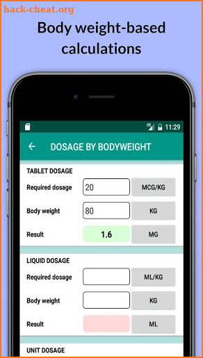 Easy Drug Dose Calculator screenshot