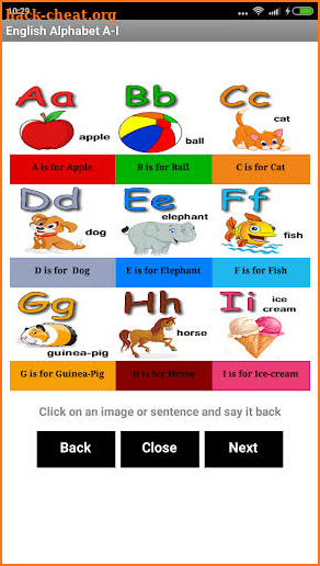 Easy English Alphabet screenshot