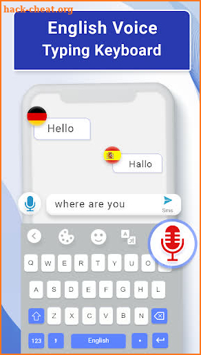 Easy English Keyboard - Speech to Text Keyboard screenshot