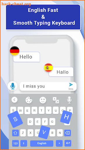 Easy English Keyboard - Speech to Text Keyboard screenshot