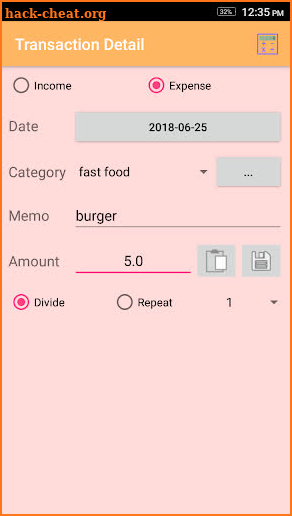 Easy Expense Pro screenshot