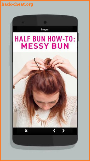 Easy Hair Bun Step by Step Guide screenshot