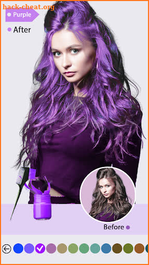 Easy Hair Color Changer screenshot