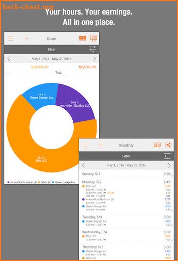 Easy Hours Lite Timesheet Timecard screenshot