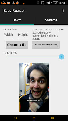 Easy Image Resizer/Compressor screenshot
