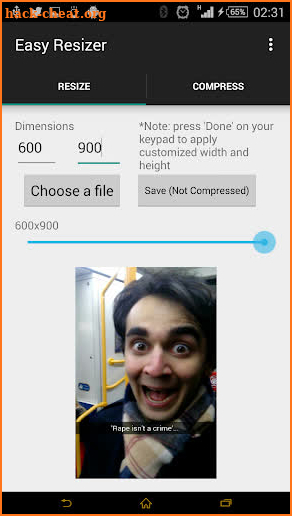 Easy Image Resizer/Compressor screenshot