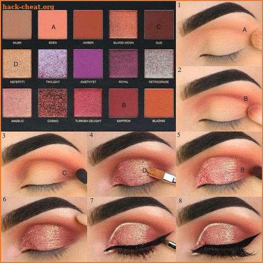 Easy makeup (I learn step by step) screenshot