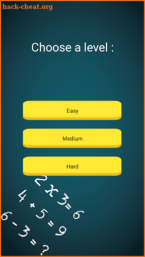 Easy Math Quiz screenshot