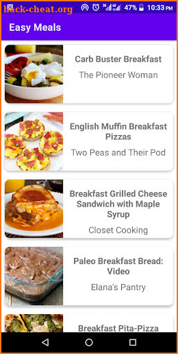 Easy Meals screenshot