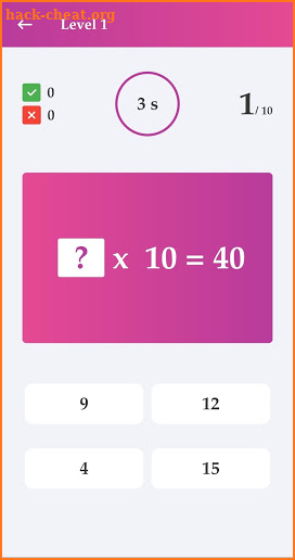 Easy Multiplication Table screenshot