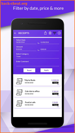 Easy Receipt Expense Tracker screenshot