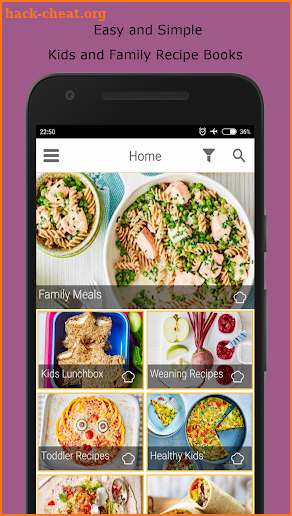 Easy Recipes For Kids (Offline Recipes Book Apps) screenshot