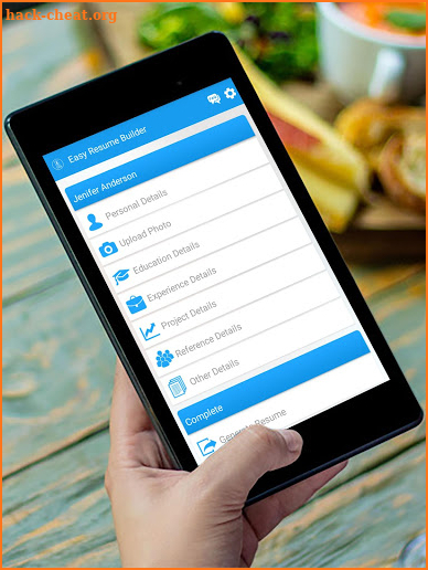 Easy Resume Builder App screenshot