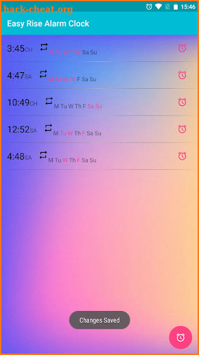 Easy Rise Alarm Clock screenshot