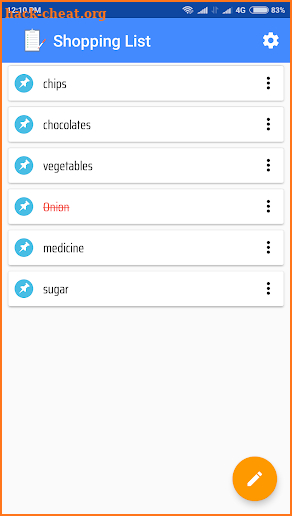 Easy Shopping List screenshot