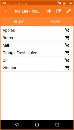 Easy Shopping - Shopping list screenshot