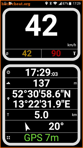 Easy Speedometer Pro screenshot