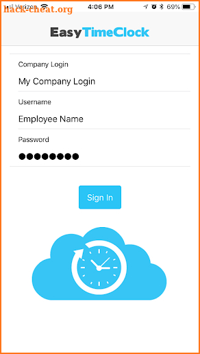 Easy Time Clock screenshot