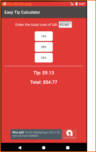 Easy Tip Calculator screenshot