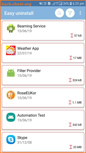 Easy Uninstaller App Uninstall screenshot